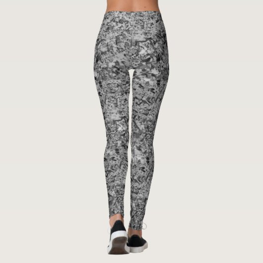 Granite Abstrakt Stone Marbour Muster Leggings (Rückseite)