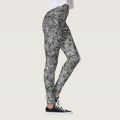 Granite Abstrakt Stone Marbour Muster Leggings (Rechts)