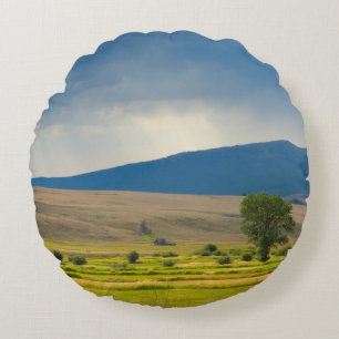 Granite County Montana Rundes Kissen