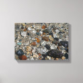 Granite Kies auf Tenaya Lake bei Yosemite Leinwanddruck (Vorderseite)