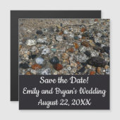 Granite Kies auf Tenaya Lake bei Yosemite Magnetkarte (Vorne/Hinten)