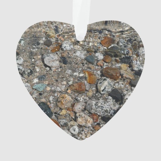 Granite Kies auf Tenaya Lake bei Yosemite Ornament (Rückseite)