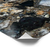 Granite Kies auf Tenaya Lake bei Yosemite Poster (Ecke)