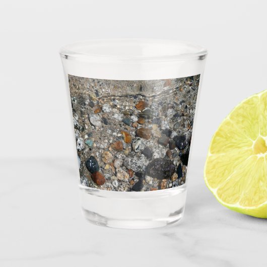 Granite Kies auf Tenaya Lake bei Yosemite Schnapsglas (Vorderseite)