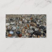 Granite Kies auf Tenaya Lake bei Yosemite Visitenkarte (Rückseite)