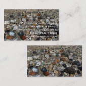 Granite Kies auf Tenaya Lake bei Yosemite Visitenkarte (Vorne/Hinten)