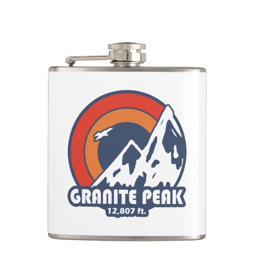 Granite Peak Montana Flachmann (Vorderseite)