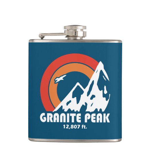 Granite Peak Montana Flachmann (Vorderseite)