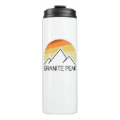Granite Peak Montana Retro Thermosbecher (Vorderseite)
