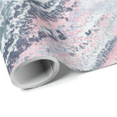 Granite Pink Blue Gray Marmor Slate Agate Stone Geschenkpapier (Rolleneckpunkt)