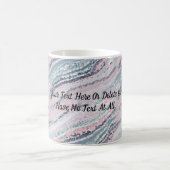 Granite Pink Blue Gray Marmor Slate Agate Stone Kaffeetasse (Mittel)