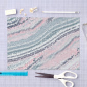 Granite Pink Blue Gray Marmor Slate Agate Stone Seidenpapier (Handwerk)