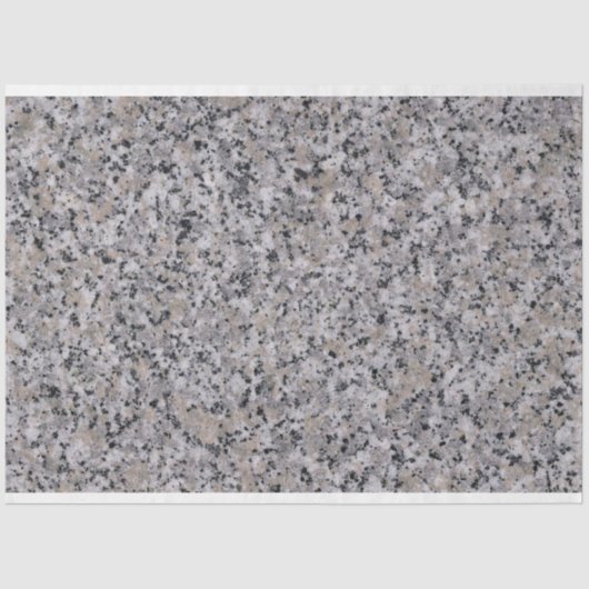 Granite Rock Marble Modernes Schwarz Grau Decoupag Seidenpapier (Vorderseite)