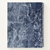 Granite Stone Muster Spiral Notebook Notizblock (Rückseite)