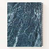 Granite Stone Muster Spiral Notebook Notizblock (Rückseite)