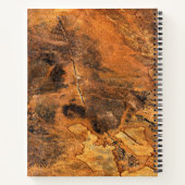Granite Stone Muster Spiral Notebook Notizblock (Rückseite)