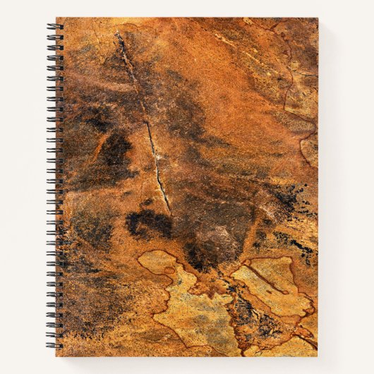 Granite Stone Muster Spiral Notebook Notizblock (Vorderseite)