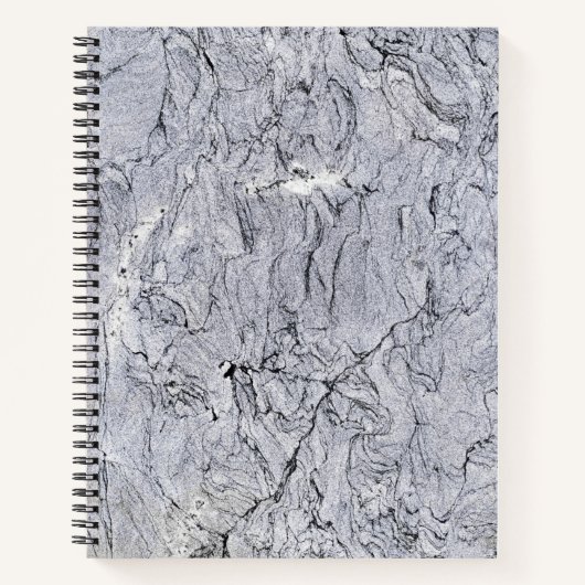 Granite Stone Muster Spiral Notebook Notizblock (Vorderseite)