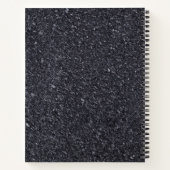 Granite Stone Muster Spiral Notebook Notizblock (Rückseite)