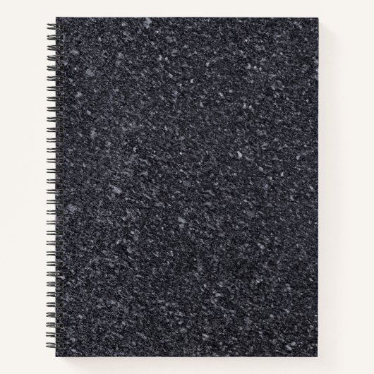 Granite Stone Muster Spiral Notebook Notizblock (Vorderseite)