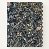 Granite Stone Muster Spiral Notebook Notizblock (Rückseite)