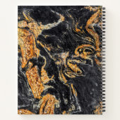 Granite Stone Muster Spiral Notebook Notizblock (Rückseite)