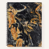 Granite Stone Muster Spiral Notebook Notizblock (Vorderseite)