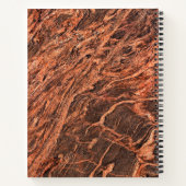 Granite Stone Muster Spiral Notebook Notizblock (Rückseite)
