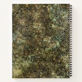 Granite Stone Muster Spiral Notebook Notizblock (Rückseite)