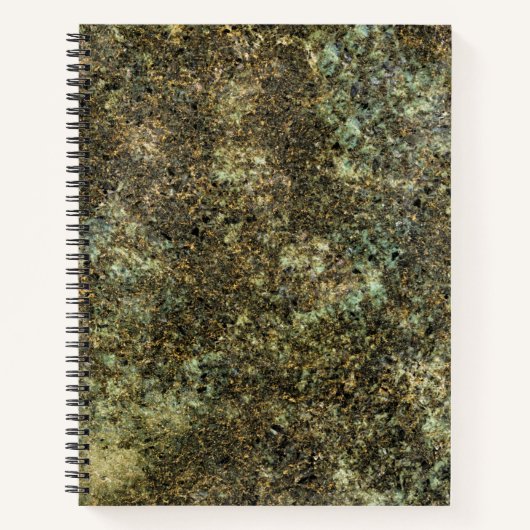 Granite Stone Muster Spiral Notebook Notizblock (Vorderseite)