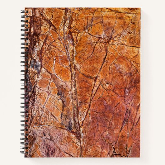 Granite Stone Muster Spiral Notebook Notizblock (Vorderseite)