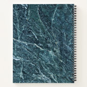 Granite Stone Muster Spiral Notebook Notizblock (Rückseite)