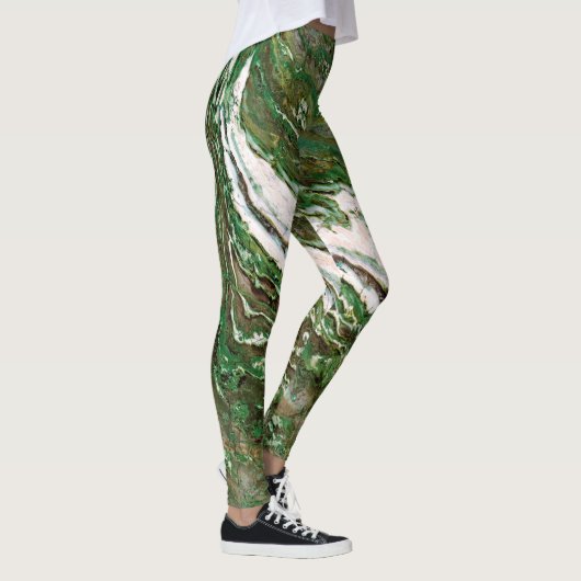 Granite Stone Pattern Leggings (Rechts)