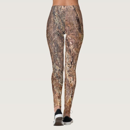 Granite Stone Pattern Leggings (Rückseite)