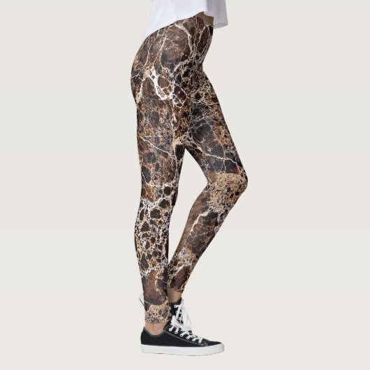 Granite Stone Pattern Leggings (Rechts)