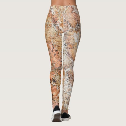 Granite Stone Pattern Leggings (Rückseite)