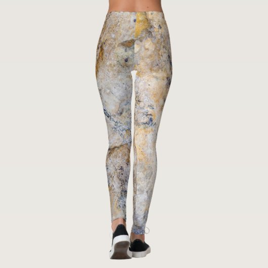 Granite Stone Pattern Leggings (Rückseite)
