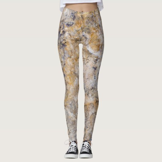 Granite Stone Pattern Leggings (Vorderseite)