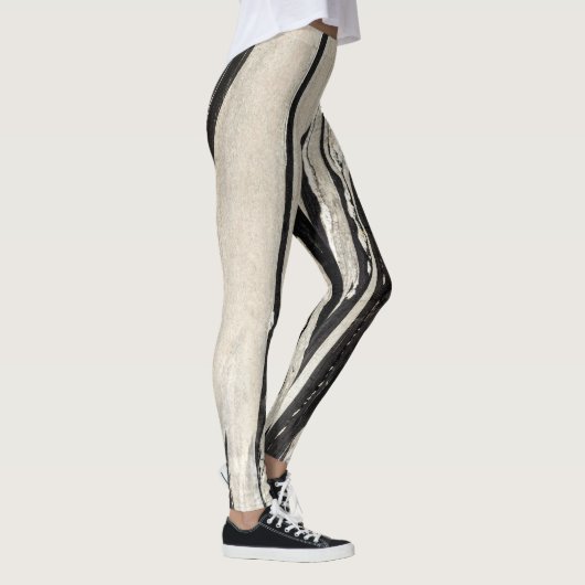 Granite Stone Pattern Leggings (Rechts)