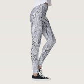 Granite Stone Pattern Leggings (Rechts)