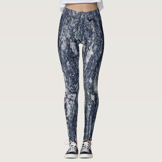 Granite Stone Pattern Leggings (Vorderseite)