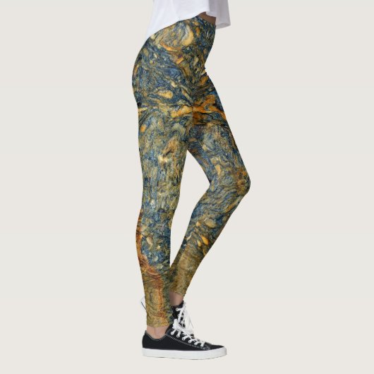 Granite Stone Pattern Leggings (Rechts)