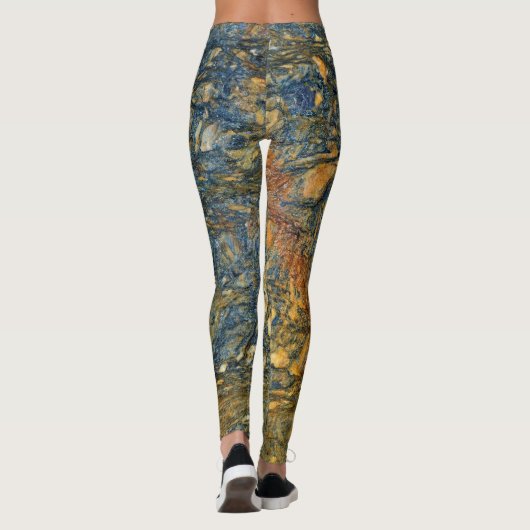Granite Stone Pattern Leggings (Rückseite)
