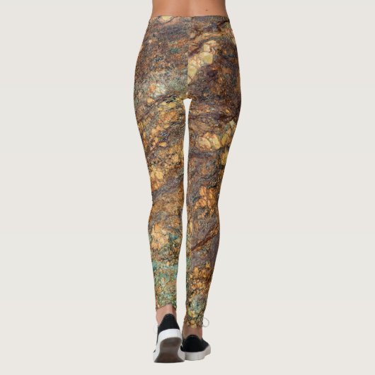 Granite Stone Pattern Leggings (Rückseite)