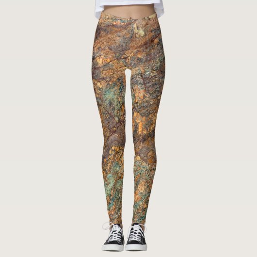 Granite Stone Pattern Leggings (Vorderseite)