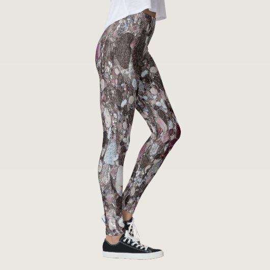 Granite Stone Pattern Leggings (Rechts)