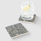Granite Stone Pattern Stone Untersetzer (Seitenansicht)