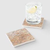 Granite Stone Pattern Stone Untersetzer (Seitenansicht)