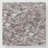 Granite Stone Pattern Stone Untersetzer (Vorderseite)