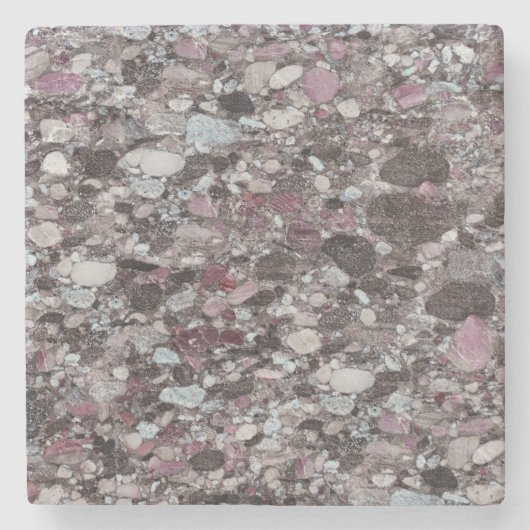 Granite Stone Pattern Stone Untersetzer (Vorderseite)